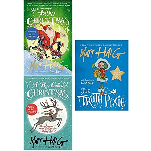 Matt haig collection 3 books set (the truth pixie [hardcover], father christmas and me, a boy called christmas) - The Book Bundle