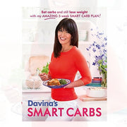 Paperback books titled "Lean in 15" and "Davina's Smart Carbs" by Joe Wicks, featuring their covers side by side.