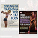 High-Intensity Interval Training for Women and Strength Training for Fat Loss 2 Books Bundle Collection - The Book Bundle