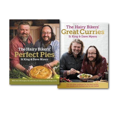 The Hairy Bikers Great Curries & Perfect Pies Collection 2 Books Set - The Book Bundle