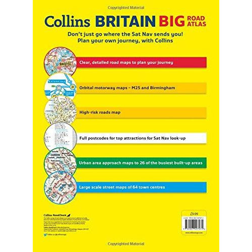 2014 Collins Big Road Atlas Britain (Collins Britain Big Road Atlas) - The Book Bundle