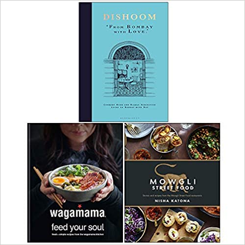 Dishoom From Bombay with Love, Wagamama Feed Your Soul, Mowgli Street Food 3 Books Collection Set - The Book Bundle