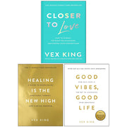 Vex King Collection 3 Books Set (Closer to Love, Healing Is the New High, Good Vibes Good Life) - The Book Bundle