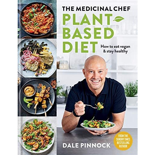 Medicinal Chef,Happy Healthy Gut,Speedy BOSH,Whole Foods Plant Based 4 Books Set - The Book Bundle