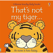 Usborne Thats Not Wild Animals 6 Books Collection  Set Series 2 (Thats Not My Fox,My Tiger,My Bear,My Owl,My Badger,My Otter) - The Book Bundle