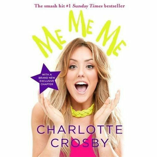Charlotte Crosby's "Live Fast, Lose Weight" and "Fat to Fit & Me Me Me" paperback books collection, featuring motivational health and fitness tips.