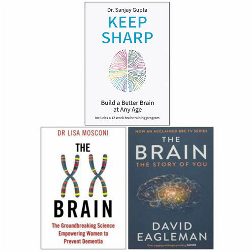 Keep Sharp, The Brain, The XX Brain 3 Books Collection Set - The Book Bundle