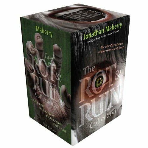 Rot & Ruin 4-book collection box set by Jonathan Maberry, hardcover young adult novels with spine and cover details.