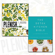 Kara Rosen's Detox Kitchen Bible 2-book collection set, including juices for boosting, cleansing, and healing, in mixed formats.