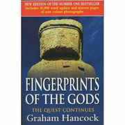 Four-book collection of Graham Hancock's non-fiction paperback series "Magicians of the Gods" and "Fingerprints of the Gods" featuring book covers.