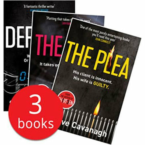 Eddie Flynn Series 3-Book Collection by Steve Cavanagh, fiction paperbacks, featuring covers with dark and intense artwork.
