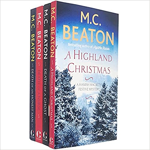 Hamish Macbeth Murder Mystery Death Series 7 Collection 4 Books Set By M.C. Beaton - The Book Bundle
