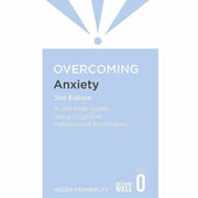 Robinson Overcoming Books Collection by Mark Freeston, four paperback books on self-esteem, anxiety, and social anxiety, featuring author photos.