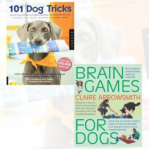 101 Dog Tricks and Brain Games For Dogs 2 Books Bundle Collection Set - The Book Bundle