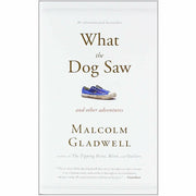 Set of four Malcolm Gladwell non-fiction books including What The Dog Saw and The Tipping Point, with mixed formats.