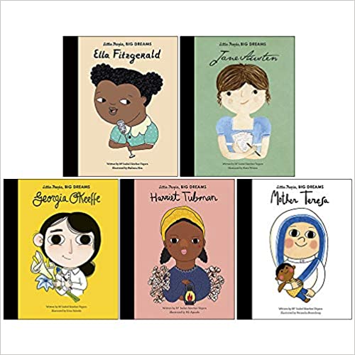 Little People Big Dreams Series 3 Collection Books Set Book 11 To 15 (Ella Fitzgerald) - The Book Bundle