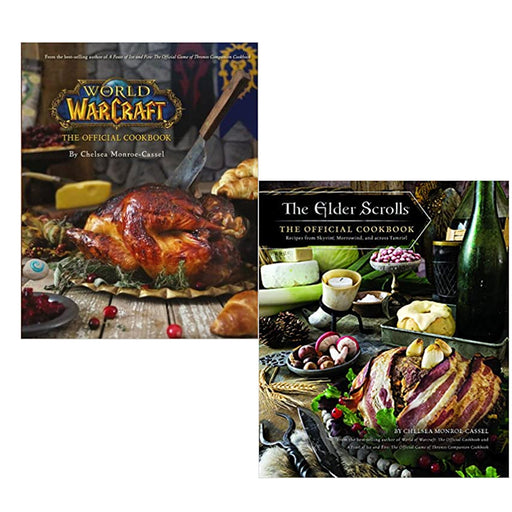 Chelsea Monroe-Cassel 2 Books Collection Set (World of Warcraft The Official Cookbook & The Elder Scrolls: The Official Cookbook ) - The Book Bundle