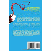 Paperback copy of "The A-Z Of Binning The Booze" by Lucy Rocca, published by Accent Press, featuring cover art with bold text and colorful design.