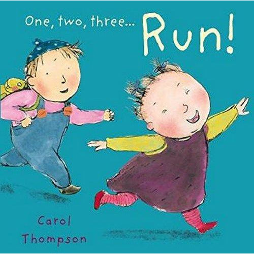 One,Two, Three Little Movers Series 4 Books Collection Set By Carol Thompson (Climb!, Jump!, Crawl!, Run!) - The Book Bundle