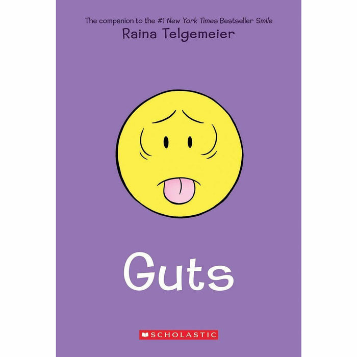 Raina Telgemeier Collection 5 Books Set (Smile, Drama, Sisters, Ghosts, Guts) - The Book Bundle