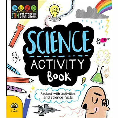 Set of 8 STEM activity books for kids by Jenny Jacoby, featuring science, robotics, geology, biology, and engineering topics.