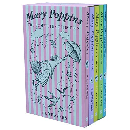 Mary Poppins - The Complete Collection 5 Books Box Set Pack (Mary Poppins Come Back) (Collins Modern Classics) - The Book Bundle
