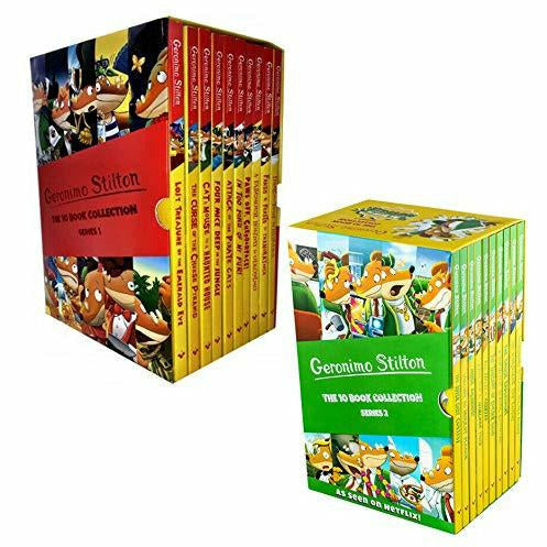 Geronimo Stilton Series 1 and 2: 20 Books Collection Set - The Book Bundle