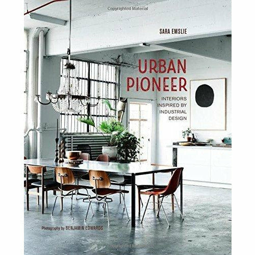 Urban Pioneer book set by Sara Emslie, featuring The Scandinavian Home, hardcover collection with a gift journal, non-fiction.