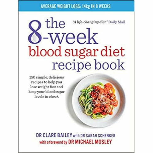 The Fast 800  Series Collection By  Dr Clare Bailey  4 Books Set (Easy: Quick and simple, 8-Week Blood Sugar ,Recipe Book,Health Journal) - The Book Bundle