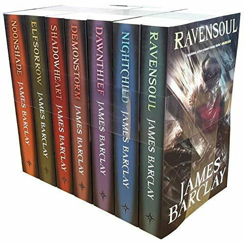 James Barclay Legends of the Raven 7 Books Collection Set (Shadowheart, Demonstorm, Noonshade, Ravensoul, Nightchild) - The Book Bundle