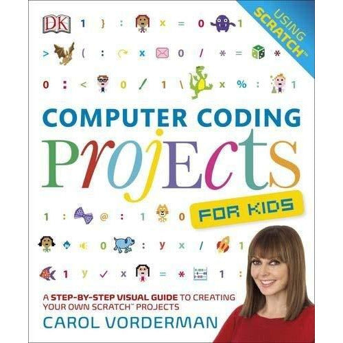 Carol vorderman collection 6 books set (help your kids with maths, english, science, computer coding for kids, games, projects [flexibound]) - The Book Bundle
