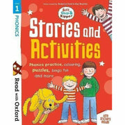Read with Oxford Phonics Practice: Stage 1 - 3: Biff, Chip and Kipper: 6 Activity Books Collection Set - The Book Bundle