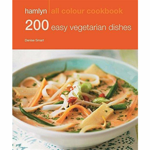 Hardcover set of Gino D'Acampo's Easy Vegetarian One Pot and Vegetarian Dishes cookbooks, featuring colorful dish photos on the covers.