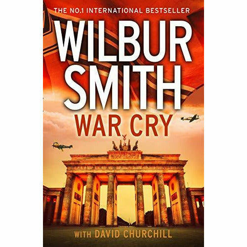 Wilbur Smith Collection 5-book set featuring Ghost Fire, Legacy of War, War Cry, The Tiger’s Prey, and Courtney's War by Zaffre.