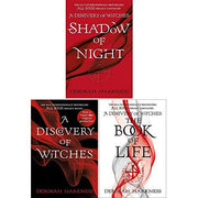 All Souls Trilogy book set by Deborah Harkness featuring three paperback fiction novels with dark, mystical cover art.