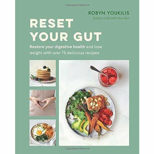 Robyn youkilis collection go with your gut, reset your gut 2 books set - The Book Bundle