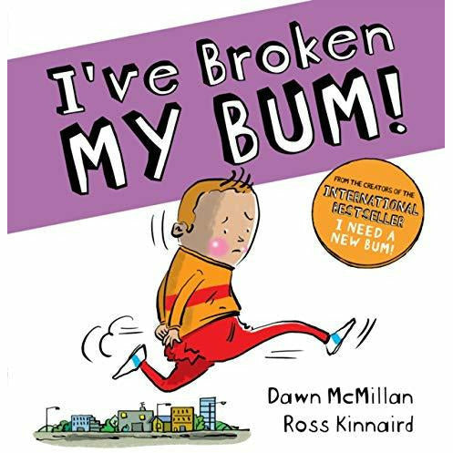 Cover image of The New Bum Series 2 book collection by Dawn McMillan, featuring colorful illustrations and playful fonts.