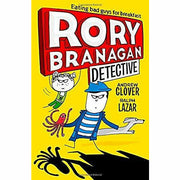 Set of four Rory Branagan Detective Series books by Andrew Clover in paperback, featuring colorful covers from HarperCollinsChildren'sBooks.