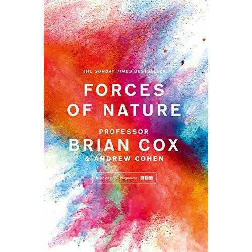 Set of four non-fiction paperback books by Professor Brian Cox, Andrew Cohen, and Jeff Forshaw on forces of nature, planets, human universe, and E=mc²