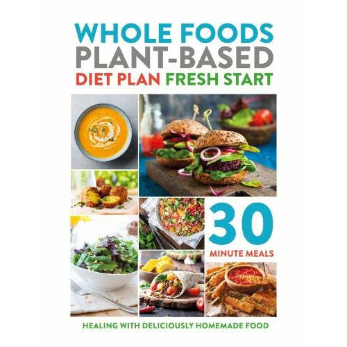 Whole Foods Plant-Based, Gino's Italian Adriatic Escape, Italian for Less, Tasty & Healthy 4 Books Set - The Book Bundle