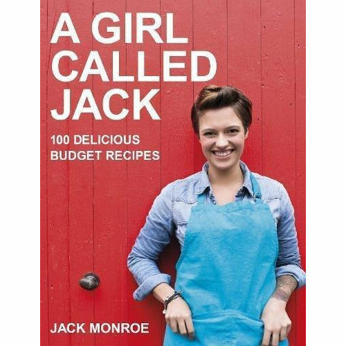 Set of three paperback cookbooks by Jack Monroe, featuring Tin Can Cook, Cooking On A Bootstrap, and A Girl Called Jack, with colorful covers.