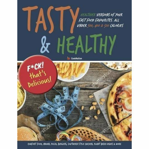 fat-loss plan and tasty healthy fuck that's delicious 2 books collection set - 100 quick and easy recipes with workouts - The Book Bundle