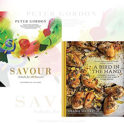 Savour and A Bird in the Hand 2 Books Bundle Collection - Salads for all Seasons,Chicken recipes for every day and every mood - The Book Bundle