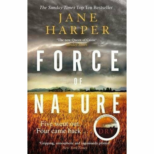 Jane Harper Collection 3 Books Set (The Lost Man [Hardcover], Force of Nature, The Dry) - The Book Bundle