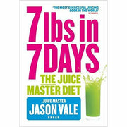 Set of four paperback books on juicing and diet by Jason Vale, including "7lbs In 7 Days" and "The Top 100 Juices" from The Book Bundle.