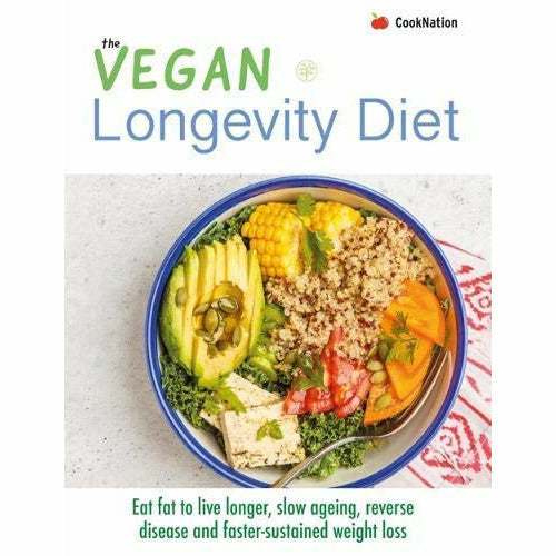 Bosh vegan cookbook [hardcover], vegan cookbook for beginners, longevity diet 3 books collection set - The Book Bundle