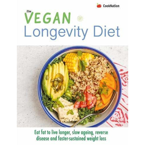 Vegan Longevity Diet, Food Wtf Should I Eat, Whole Food Plant Based Diet Plan, Ketotarian 4 Books Collection Set - The Book Bundle