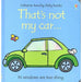 Thats not my touchy feely series 1 :3 books collection (plane,car,robot) - The Book Bundle