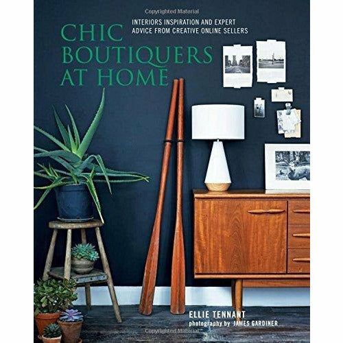 Hardcover book set of Chic Boutiquers at Home and The New Homesteader by Ellie Tennant and Bella and Nick Ivins, published by Ryland Peters & Small.