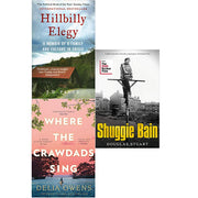 HILLBILLY ELEGY: A Memory, Where the Crawdads Sing, Shuggie Bain 3 Books Set - The Book Bundle